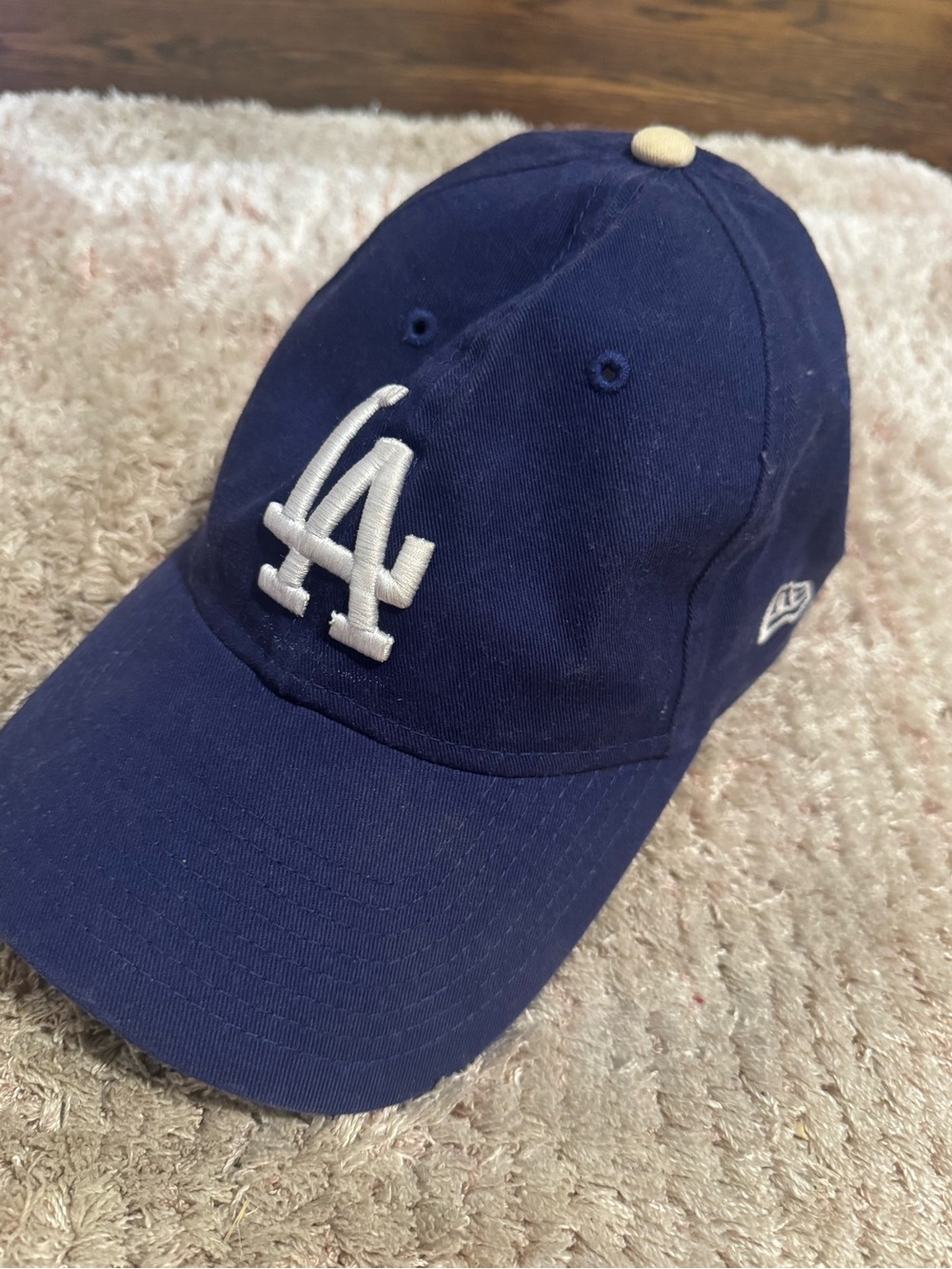 New Era LA Baseball Cap - Navy with White Logo